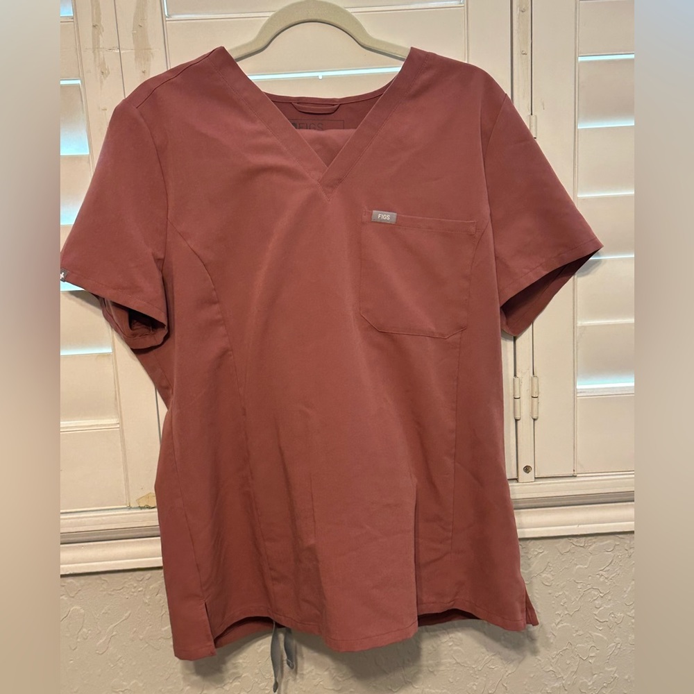 FIGS Limited Edition Mauve XL Slim Fit Scrub Top